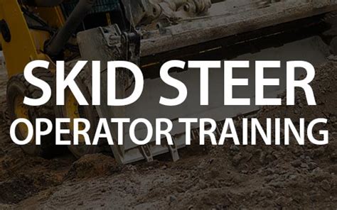 free online skid steer certification training|osha certification for skid steer.